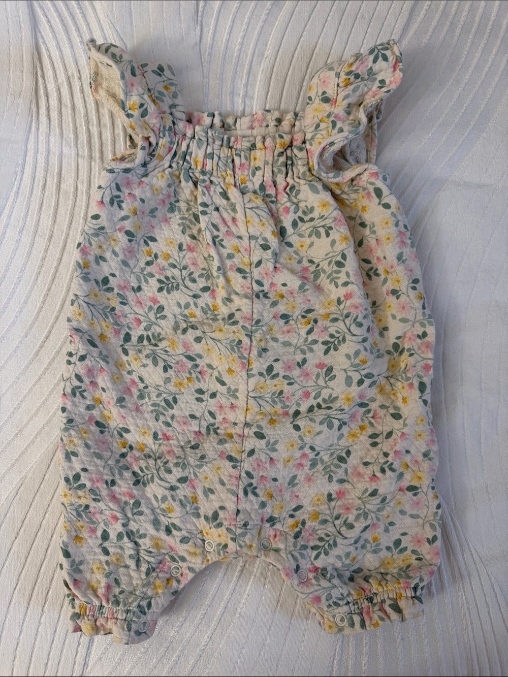 Baby girl Floral Cotton Romper 0-3m